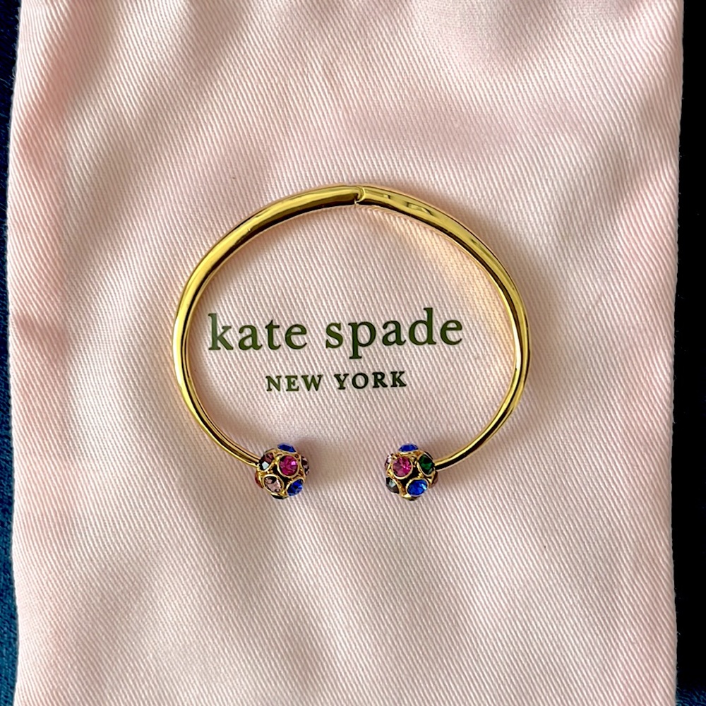 Kate Spade Gold Gemstone Bracelet New